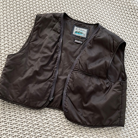 vintage chocolate brown liner E. Rhodes - Picture 1 of 9